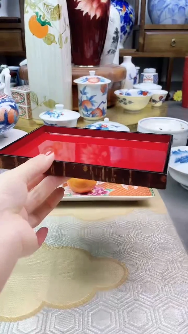 【闪购商品】盘日产樱皮实木壶承