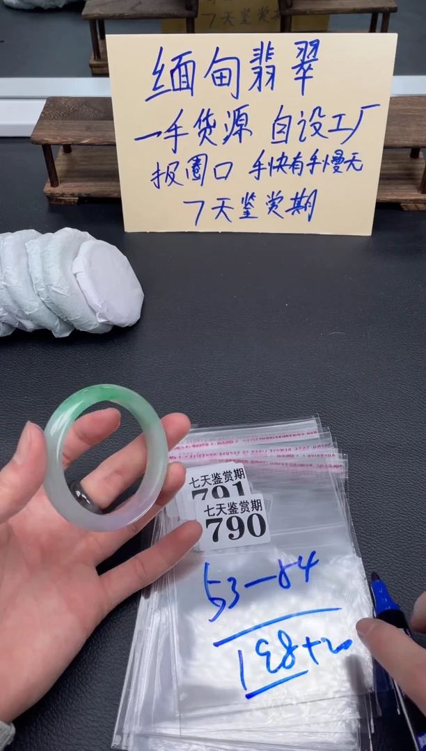 未镶嵌手镯翡翠790