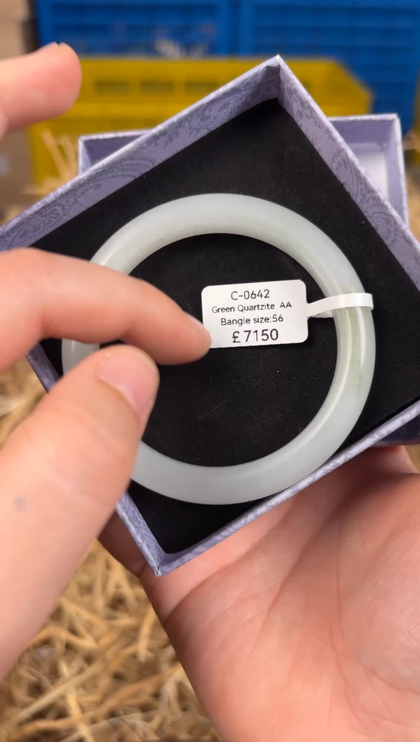 未镶嵌手镯石英质玉C0642