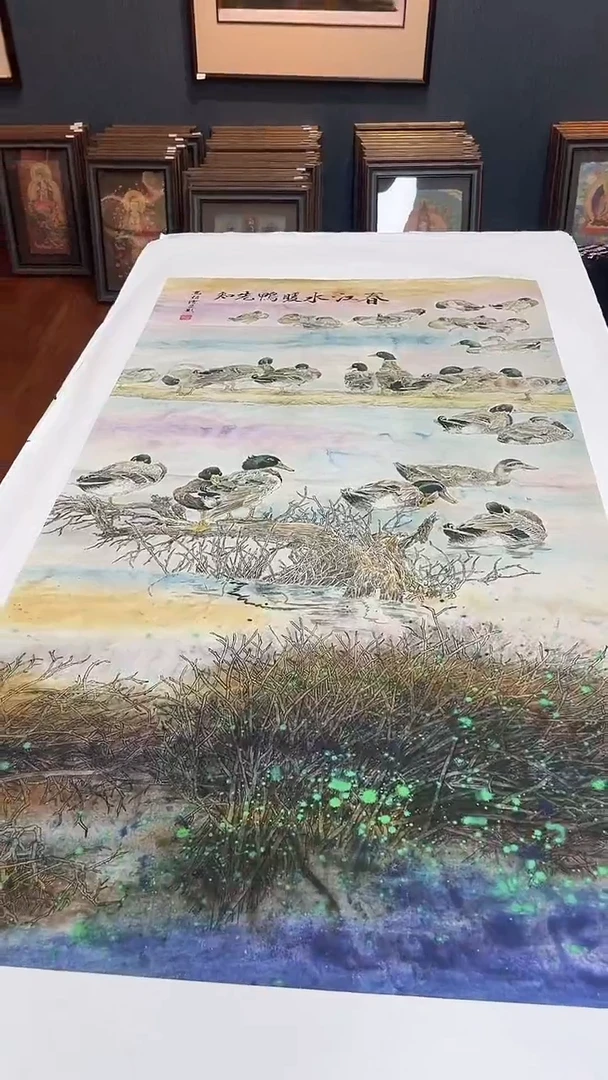国画九霄甄选国画作品zhb0101