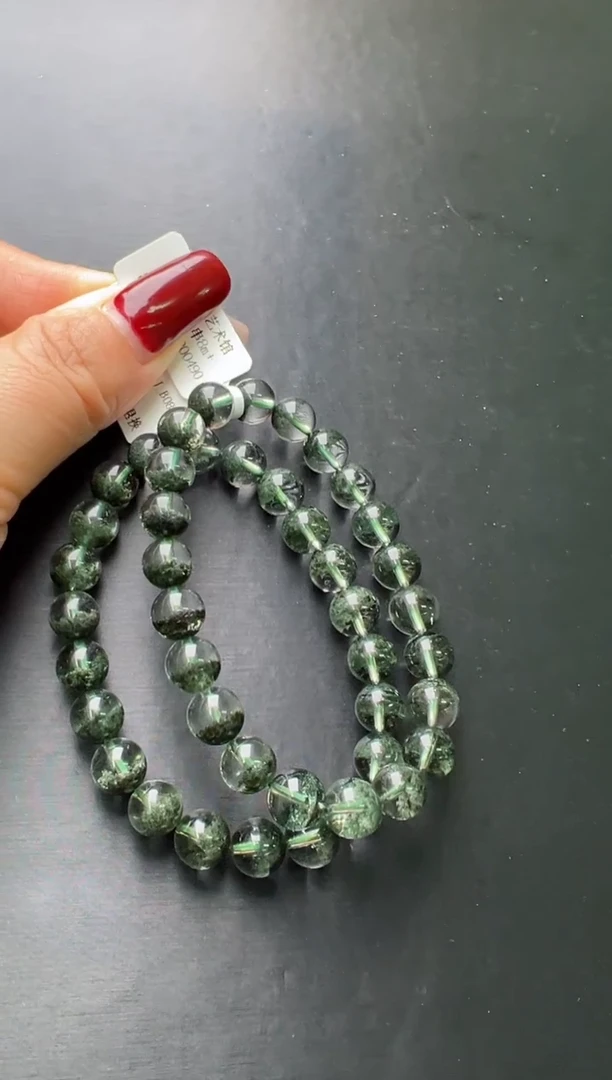 【闪购商品】水晶手串未镶嵌 绿幽灵手串多样性发一 JP37505