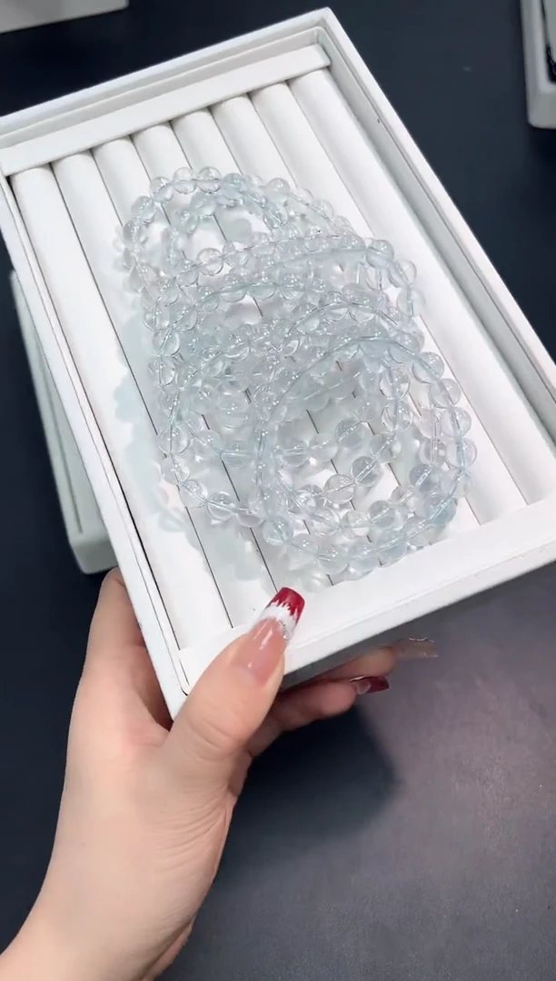 【闪购商品】水晶手串未镶嵌76O多样性发其一/1条9mm默认微瑕