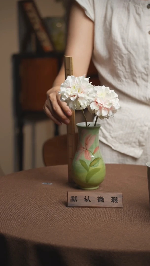 瓷片不带花景德镇手工手绘陶瓷花瓶