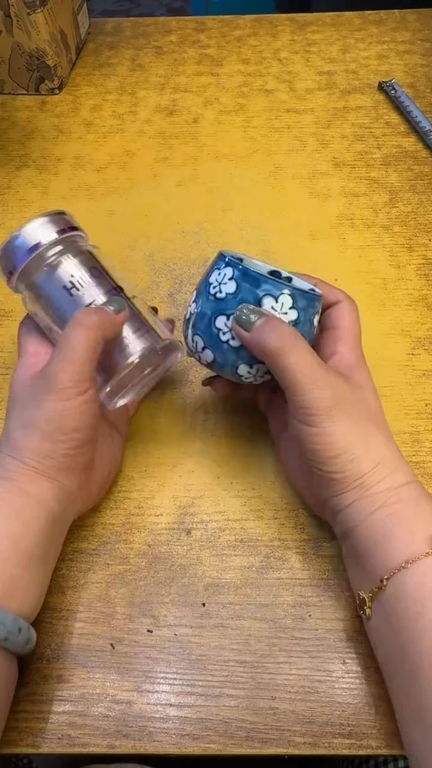 瓷器瓷器瑕疵老破旧146粉瓶碗