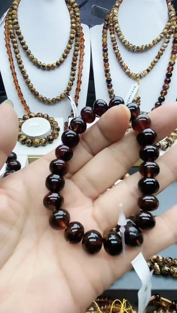 【闪购商品】琥珀手链未镶嵌10琥珀