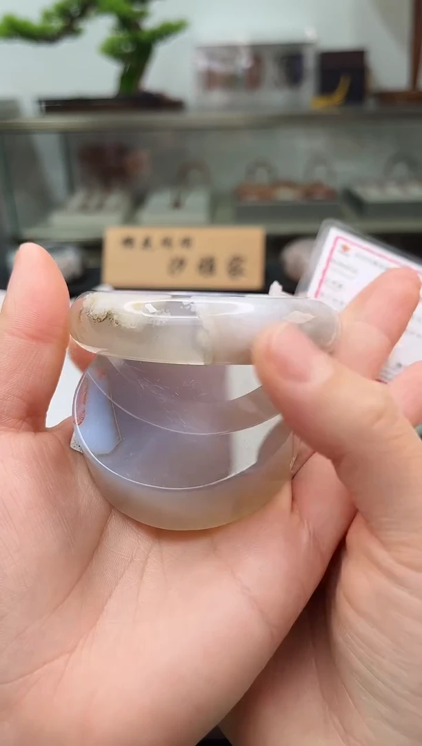 未镶嵌手镯石英质玉58圈口（赠品镯心）1691281