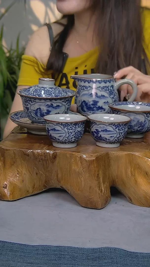 简装家用款5件套 陶瓷家用茶具系列