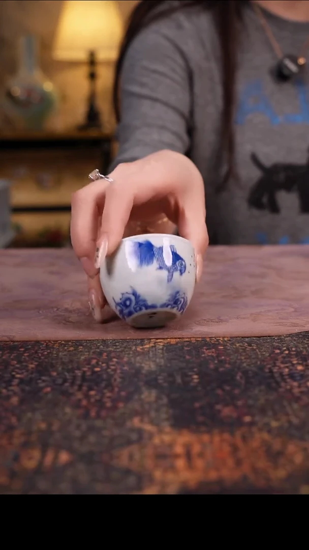 杯景德镇陶瓷杯碗柴烧多人