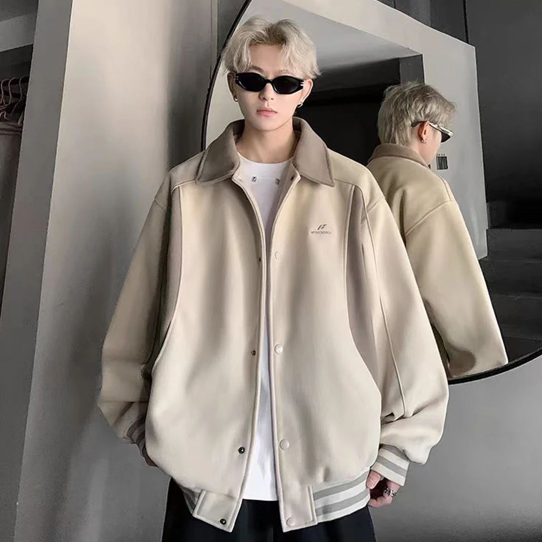 夹克外套男女春季潮牌美式休闲时尚宽松棒球服网红情侣款新款2025