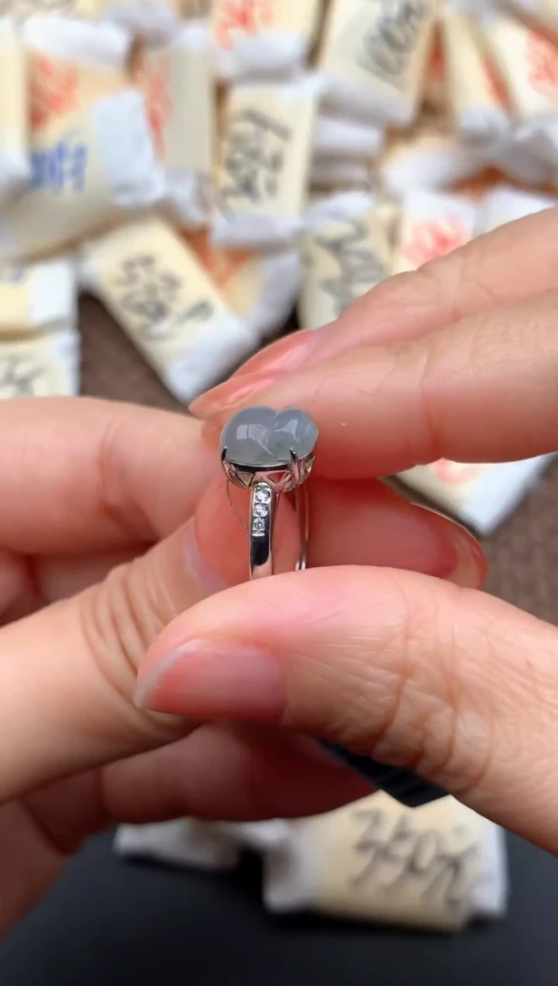 银S925镶嵌挂件翡翠一31