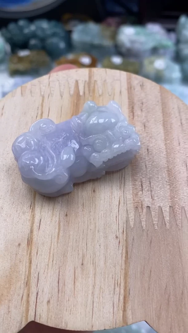 颈饰未镶嵌翡翠多人霸王貔貅吊坠