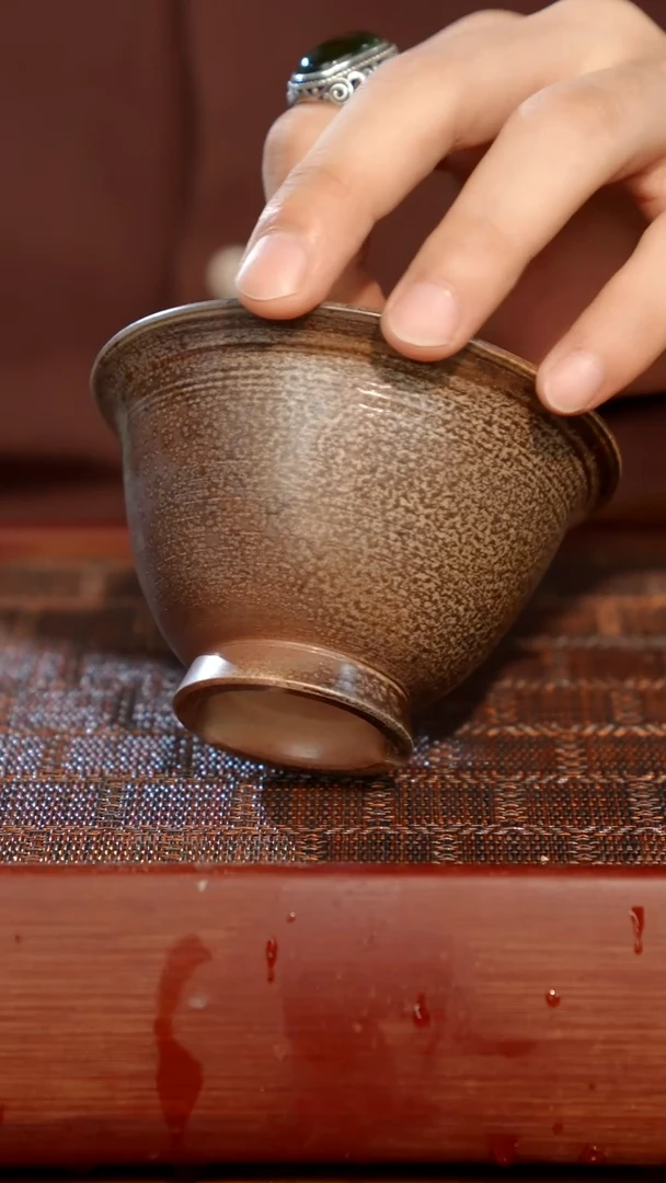 陶瓷奢瓷/瑞寅柴烧茶器（盖碗）420