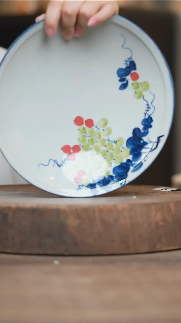 瓷片景德镇高温釉下彩（食品级）