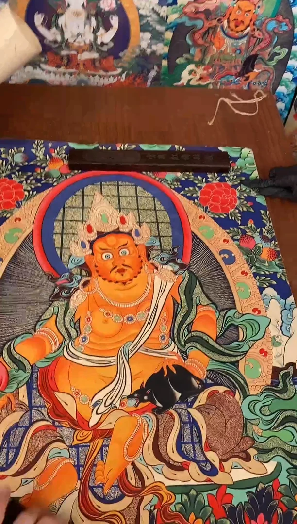 装裱画精美唐卡tk16056