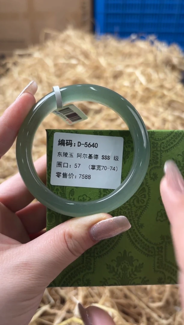 未镶嵌手镯石英质玉D-5640