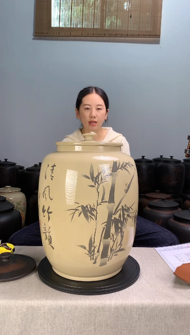 建水紫陶茶缸微瑕疵