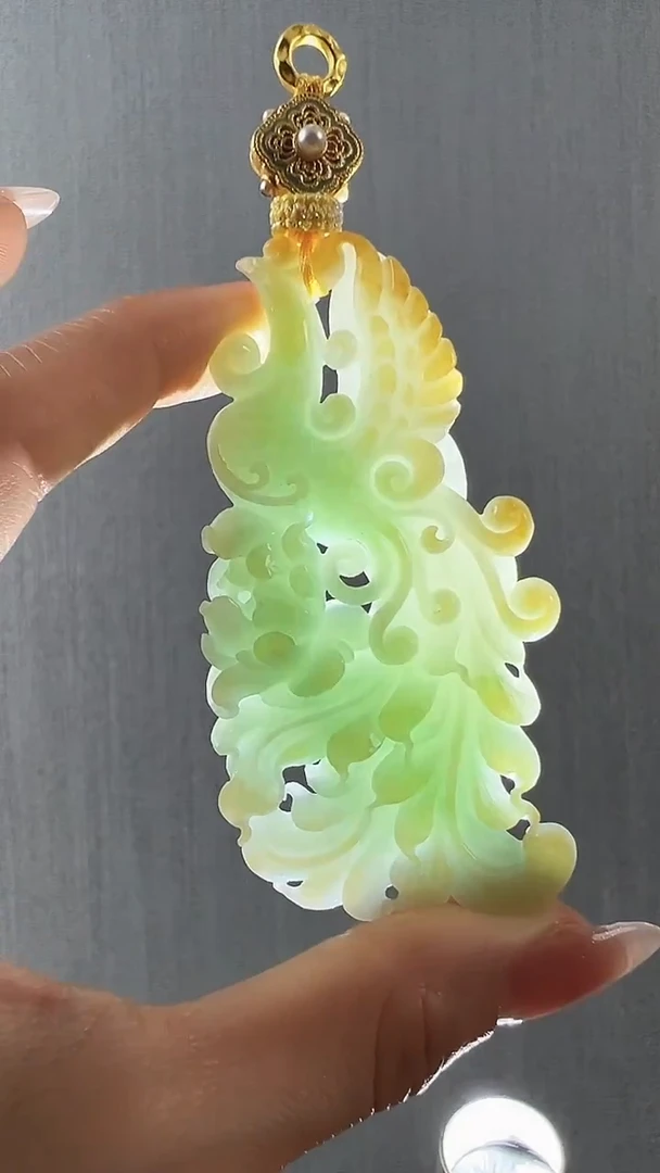 颈饰未镶嵌翡翠凤凰