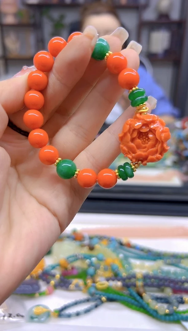 玛瑙/玉髓手链未镶嵌DIY款S143