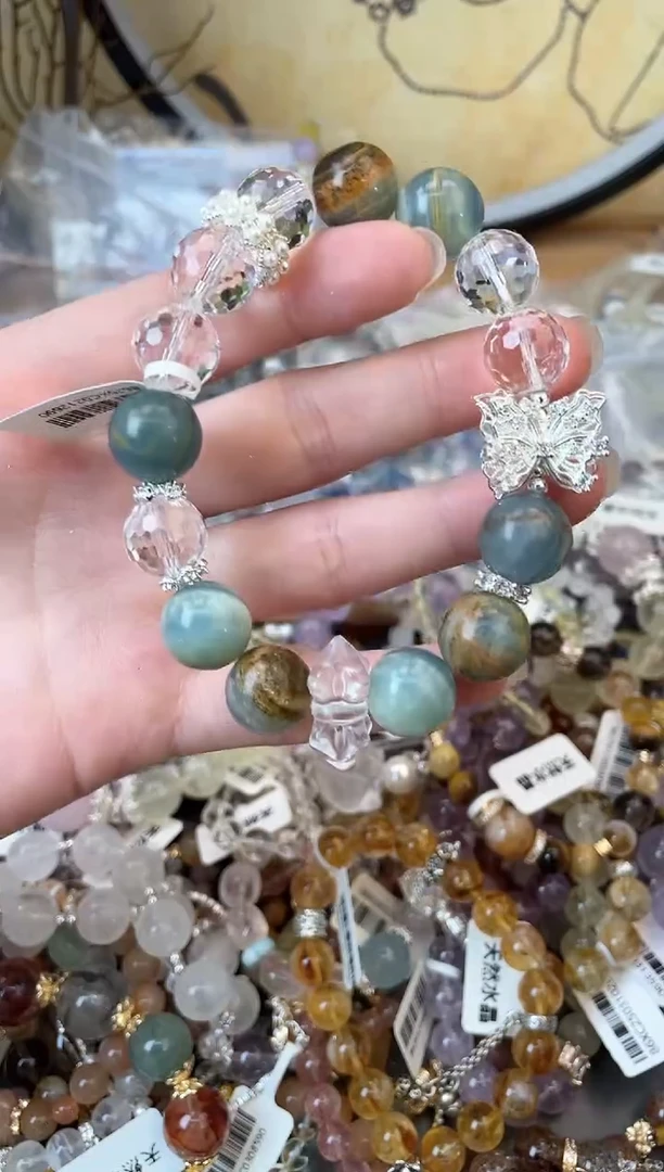 【闪购商品】手串方解石-水晶未镶嵌261