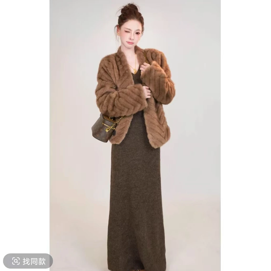 【伯克利】文文私服铭顺 秋冬时尚显瘦轻奢百搭加厚外套WWD4WT7943