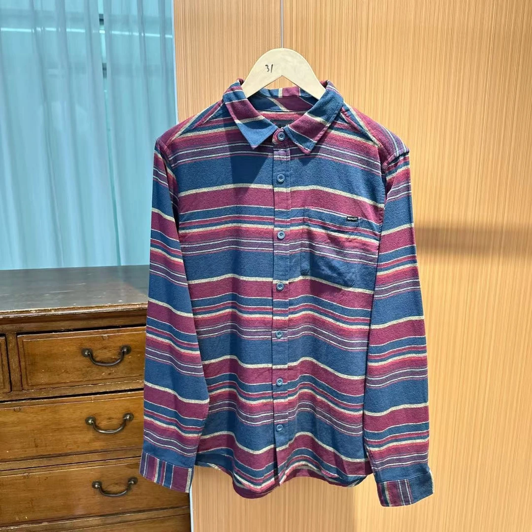 Hur 男款亲肤柔软棉感百搭休闲衬衫 DM24F344