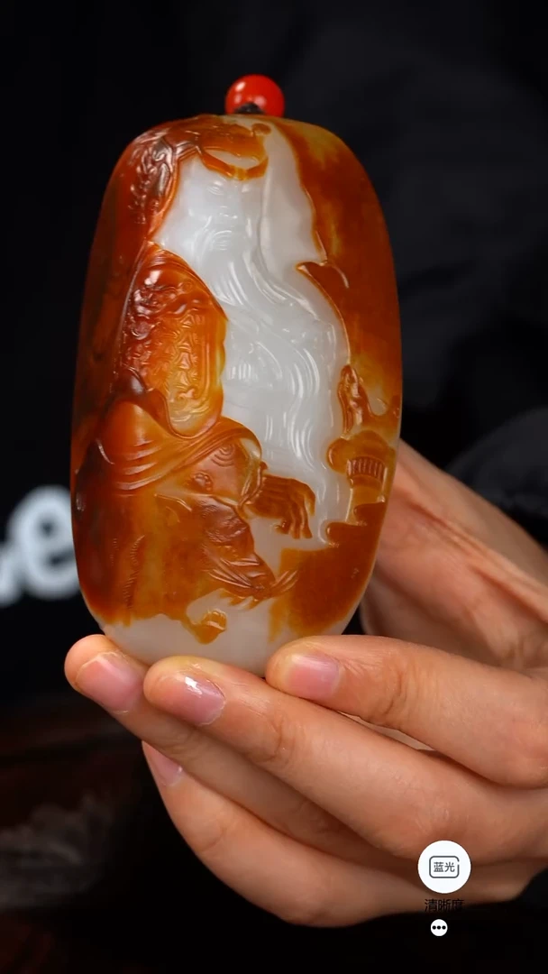 未镶嵌和田玉挂件05关公（防拍）