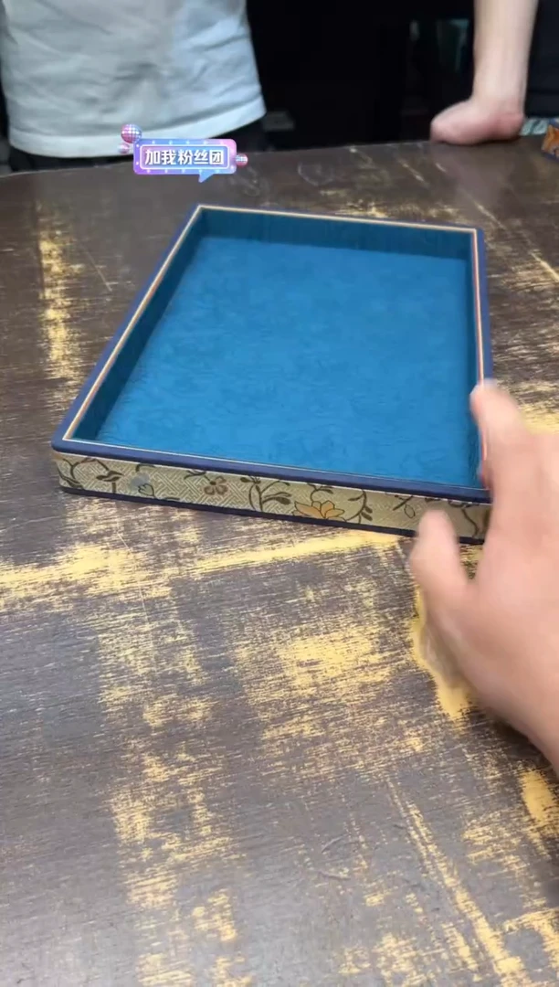 布材质石榴花托盘2个