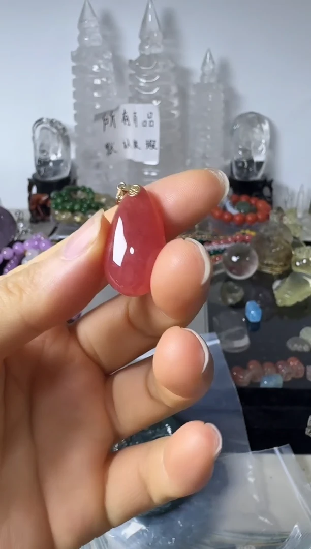菱锰矿未镶嵌颈饰Y***O矿坑付4次18