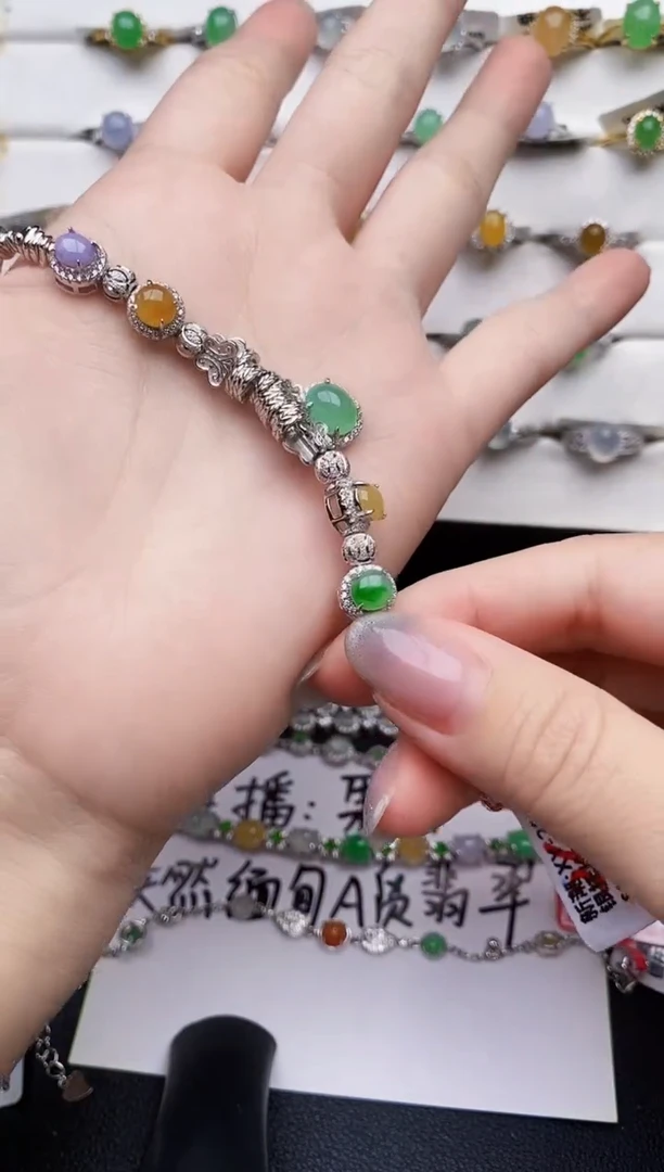 银S925镶嵌戒指翡翠0099