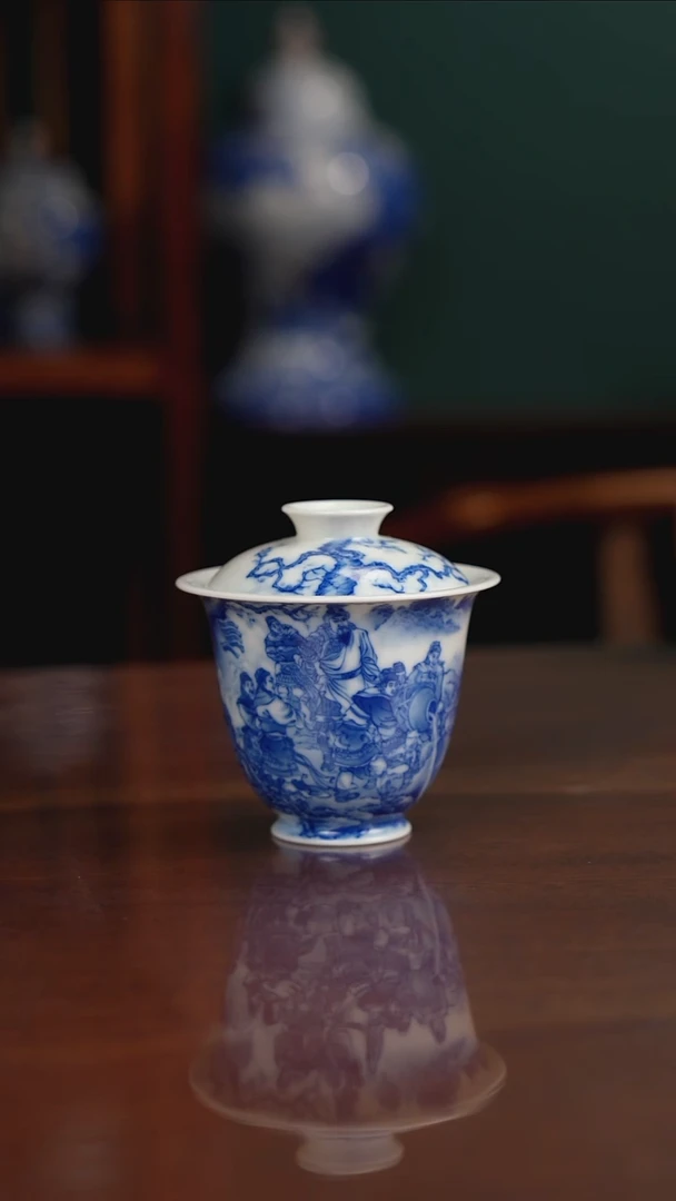 晓竹窑青花酒倾泉溪祭天地
