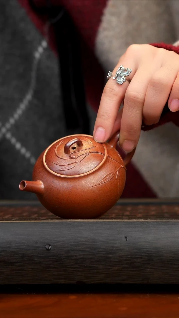 【闪购商品】紫砂茶壶宜兴紫砂柴烧黄段泥