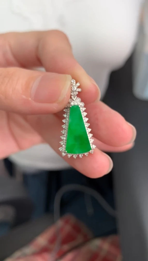 【闪购商品】定制翡翠18K金镶嵌模式推广期24小时鉴赏期