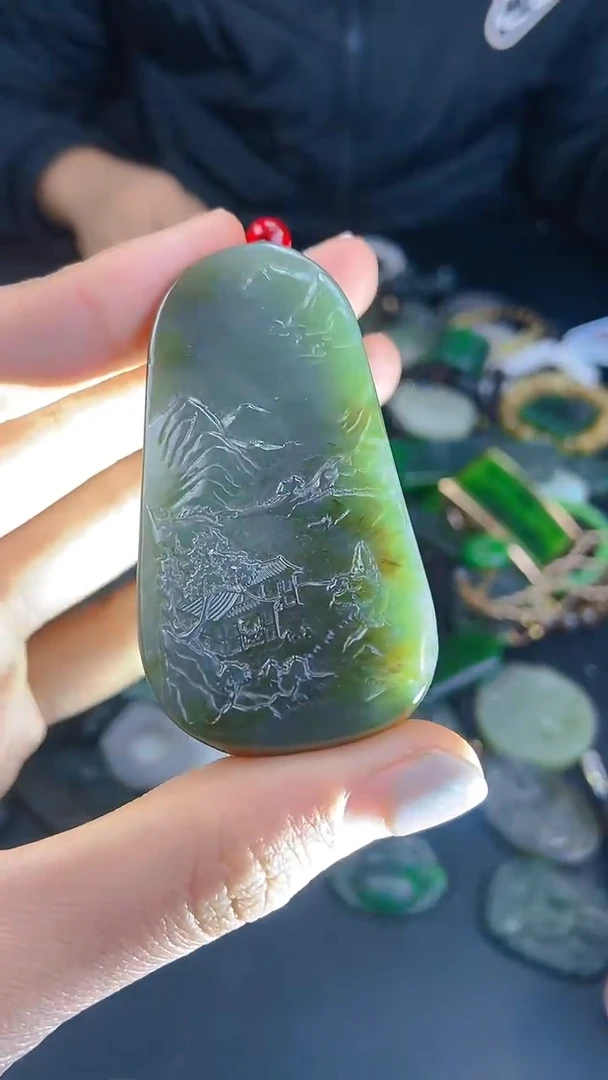 颈饰未镶嵌和田玉1