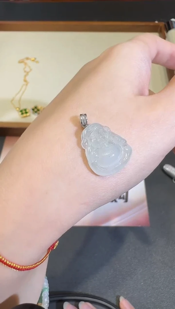 颈饰18K金镶嵌翡翠X1207-512-317