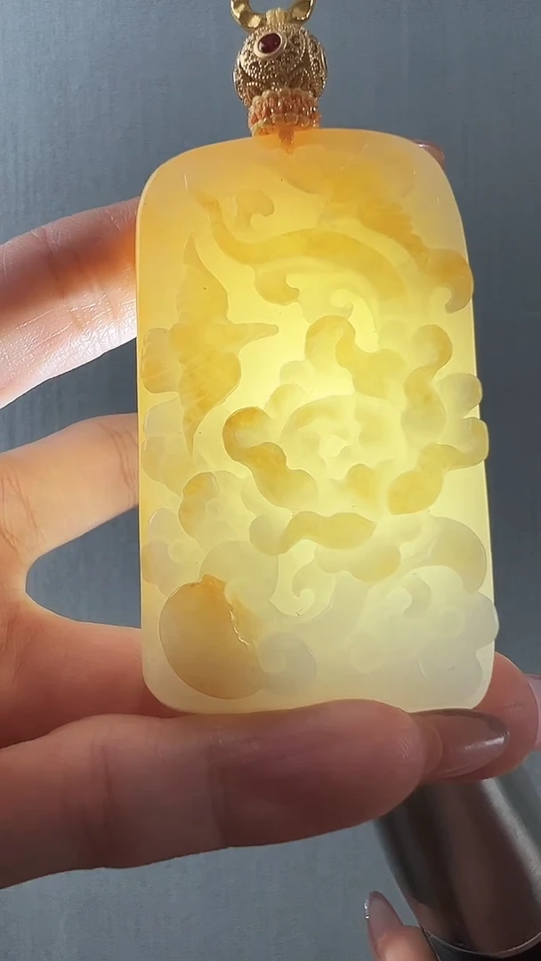 颈饰未镶嵌翡翠喜上眉梢