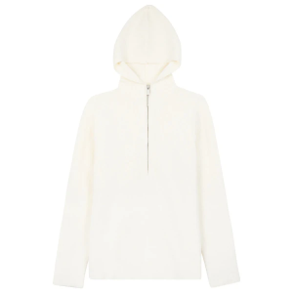 连帽半拉链宽松慵懒感针织衫女DG12S-1830