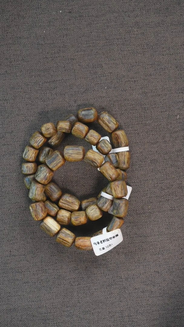 手串沉香乌身老料随型单圈12g+ 多样性发其一