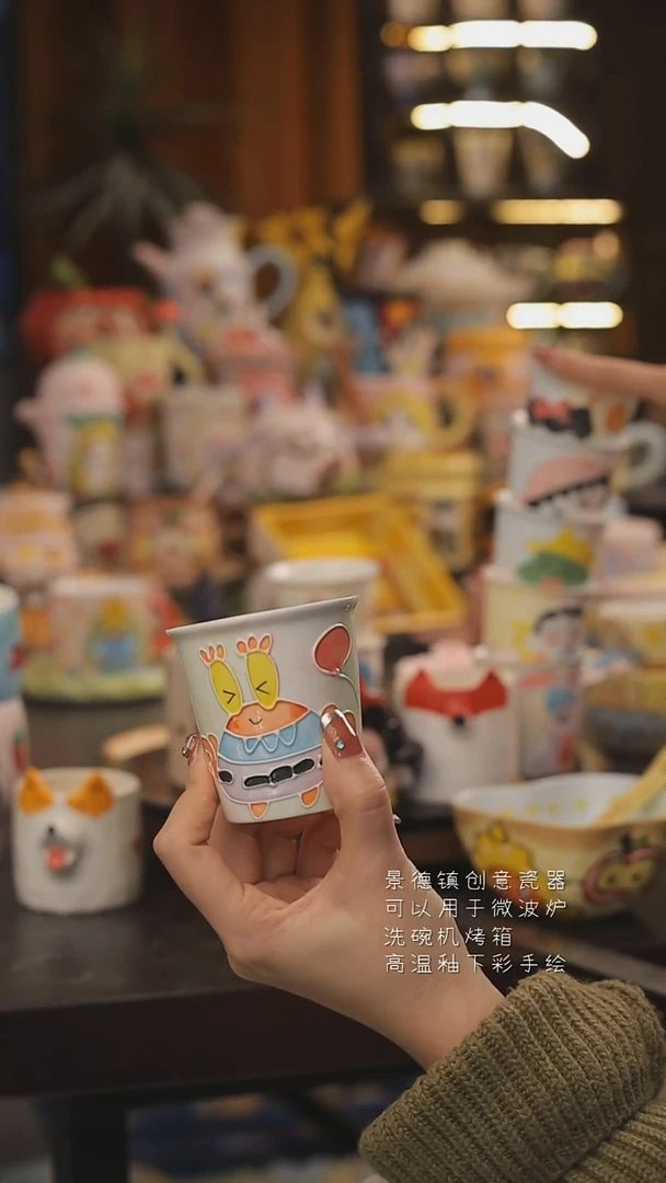 景德镇釉下彩绘设计师款式陶瓷