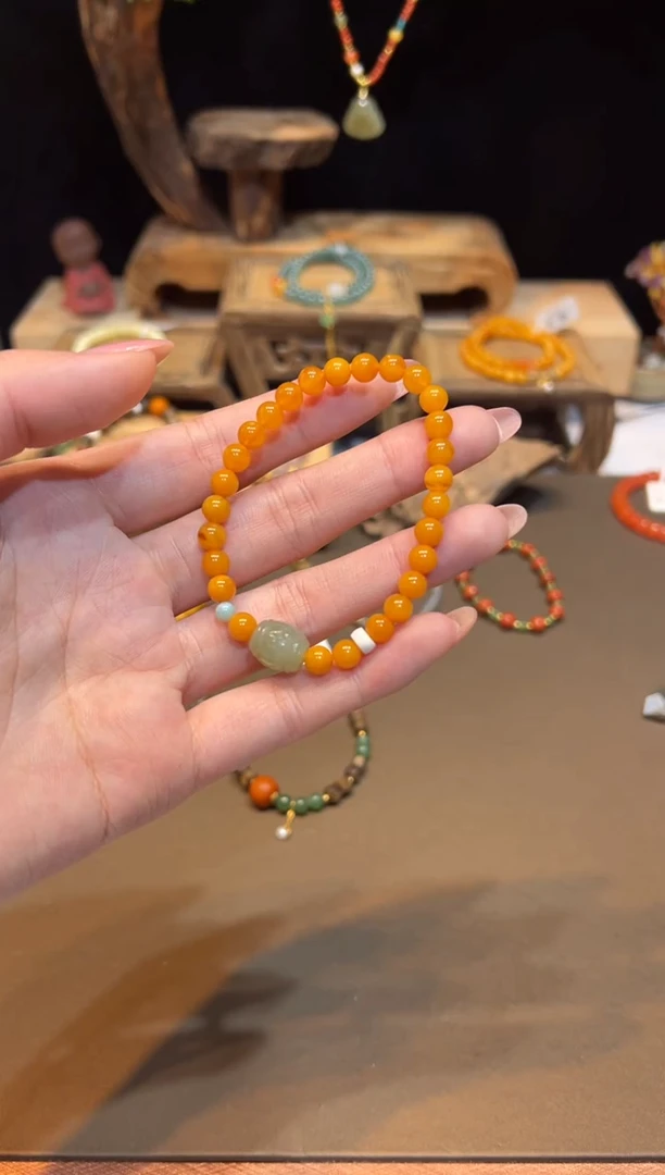 未镶嵌琥珀手饰手饰@@E7177