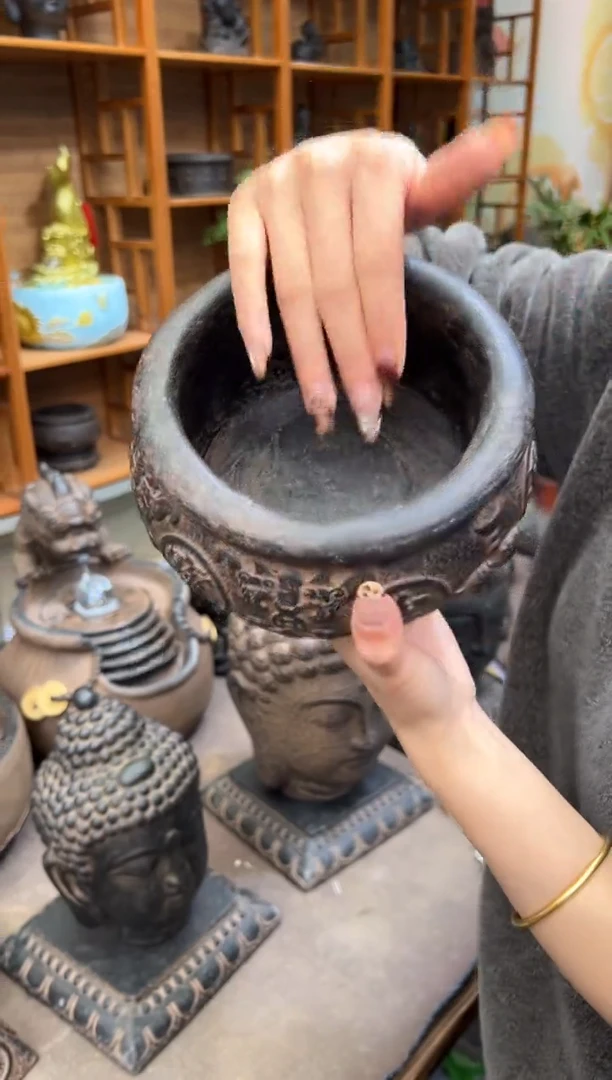 陶土【火山泥】聚宝盆