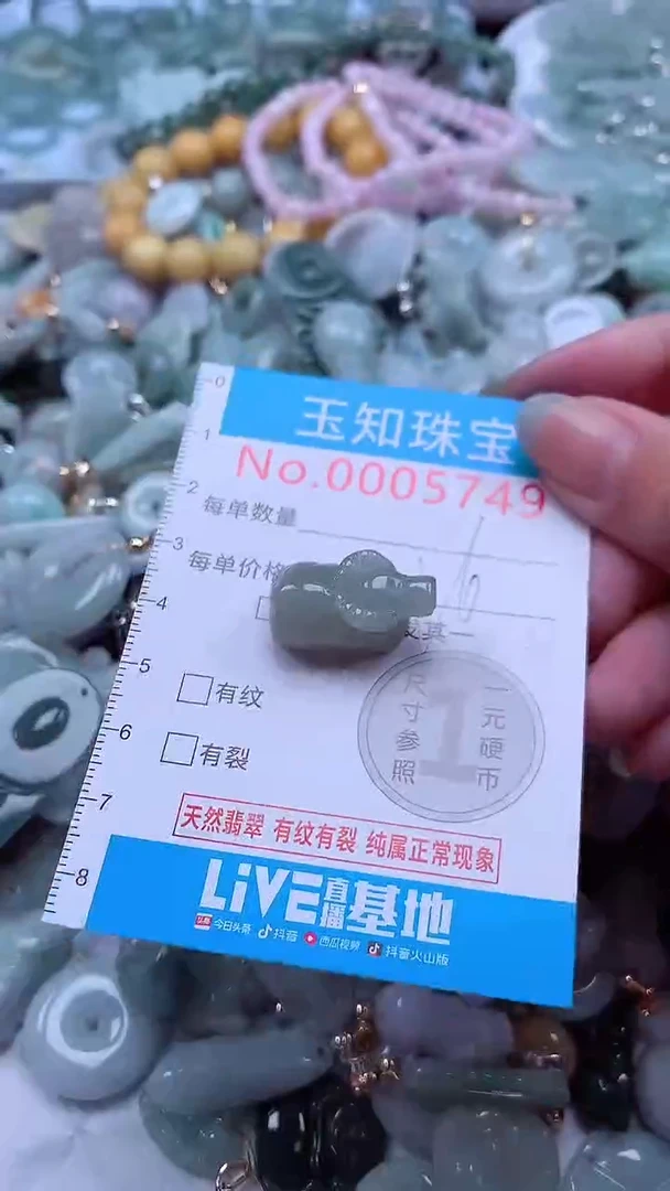 翡翠未镶嵌吊坠(不含链)5749
