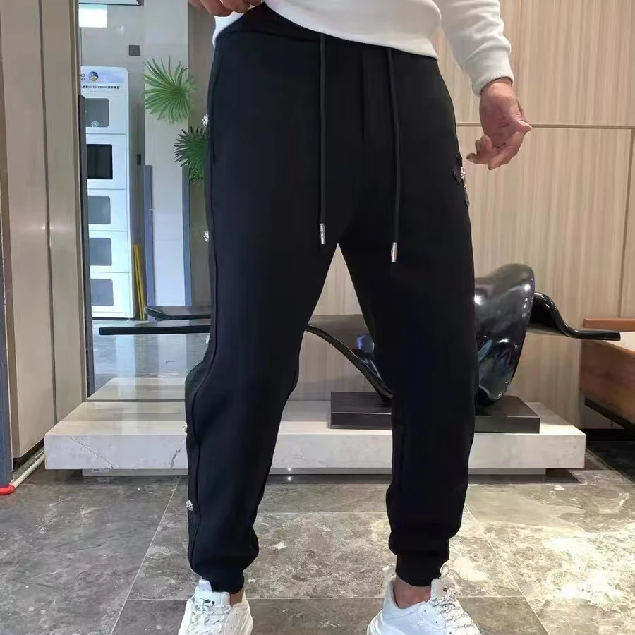 冬季新款裤子高品质重磅男卫裤