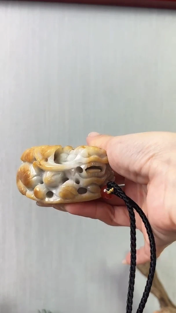 【闪购商品】翡翠颈饰未镶嵌貔貅