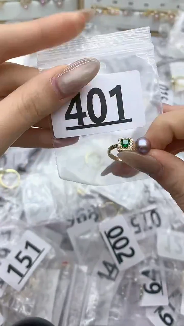 合金珠宝奇石淡水珍珠401