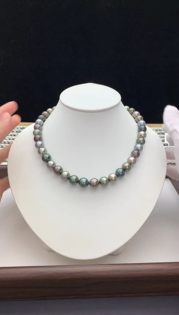 颈饰海水珍珠未镶嵌M04大溪地莫兰迪9-10.3mm