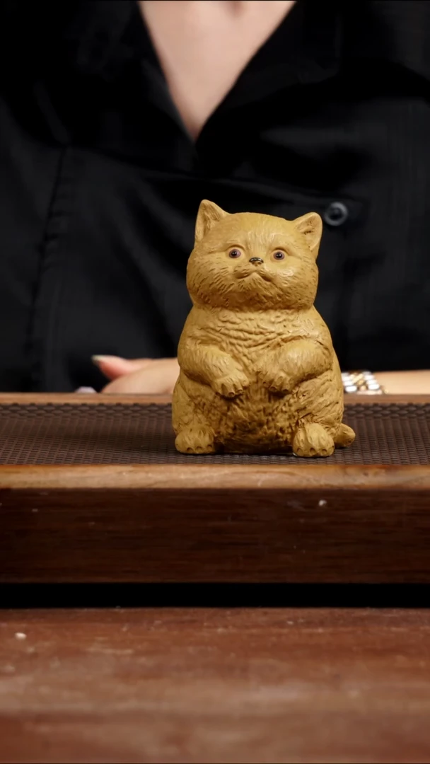 茶壶紫砂茶宠猫猫