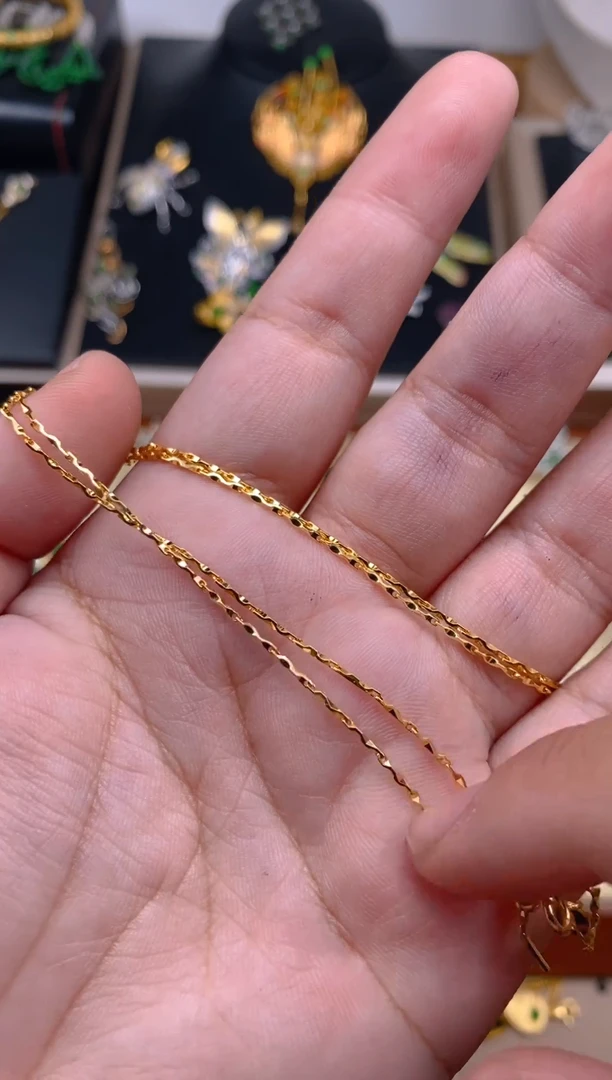 【闪购商品】翡翠颈饰银S925镶嵌针式链