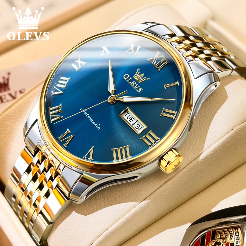 欧利时镂空男士机械表全自动正品时尚防水夜光腕表高档薄款手表