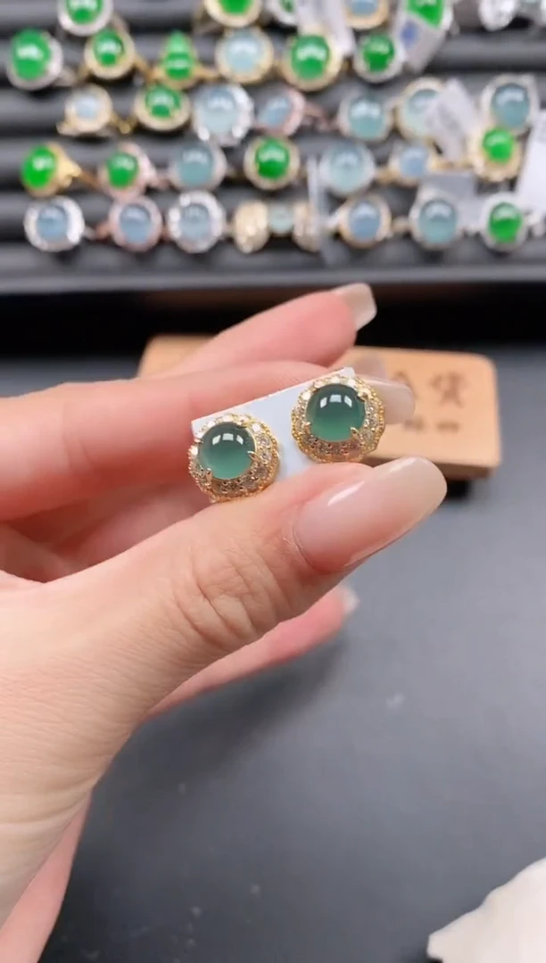 银S925镶嵌戒指翡翠1111