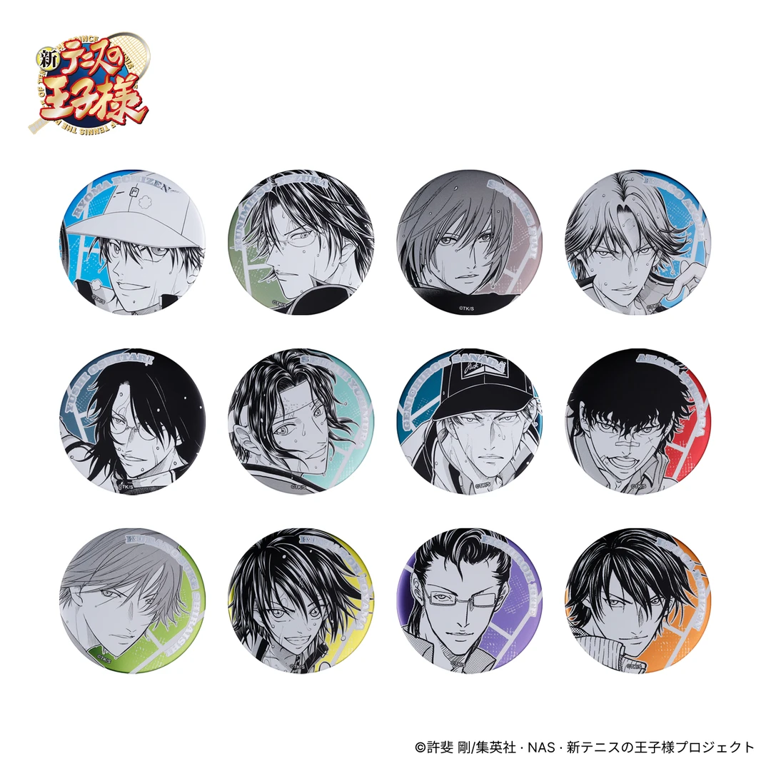 【网球王子】JF26 原画浮雕吧唧2弹 盲盒代拆
